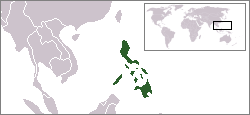 Karte Philippinen